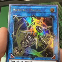 Artifact Dagda - DUOV-EN019 - Ultra Rare 1st Edition Yugioh Card Duel Overload - Image 3