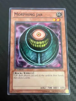 Yugioh Morphing Jar BP01-EN173 Starfoil Rare 1st Edition LP - Image 1