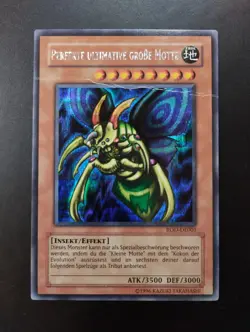 YUGIOH 2004 | PERFECTLY ULTIMATE GREAT MOTH | ROD-DE001 | GERMAN PRISMATIC | DMG - Image 1