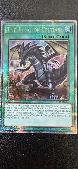 RA04-EN255 The Fang of Critias - Quarter Century Secret Rare - Yu-Gi-Oh! - Image 1