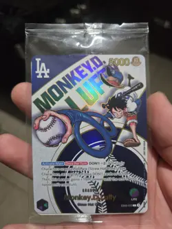 SEALED DODGERS X ONE PIECE CARD - Image 1