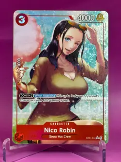 Nico Robin Parallel ST21-010 Starter Deck EX Gear 5 One Piece English Full Art - Image 1