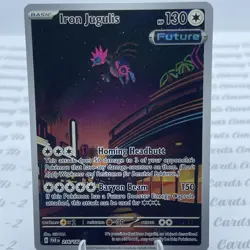 Pokemon TCG Iron Jugulis Paradox Rift Holo Card 216/182 illustration rare - Image 1