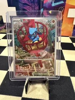 Pokemon Riolu 010 Me: Mega Evolution Promo Holo Basic Accelerating Stab Card - Image 1