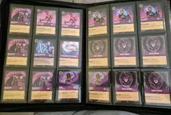 DISNEY LORCANA TCG RARE, SUPER RARE & LEGENDARY RARE LOT OF 368 CARDS + BINDER - Image 4