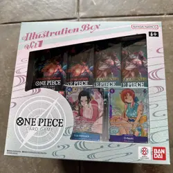 Bandai One Piece Card Game Illustration Box Vol.1 English Sealed Booster Promo - Image 1