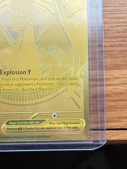 Pokemon Mega Charizard Y EX 294/217 Holo Mega Evolution Fire Card Standard - Image 4