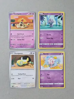4x Crochet Art Asako Ito Cute Pokemon Cards - Image 1