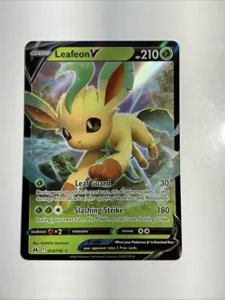 Leafeon V 013/159 Crown Zenith Holo Pokemon TCG Ultra Rare Card - Image 1