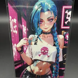 Jinx Anime Waifu Card Doujin ACG Goddess Holo - Image 1