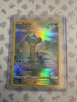 Pokemon Card Lapras GG05/GG70 Crown Zenith Full Art Holo Illustration Rare NM - Image 1
