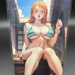Nami One Piece Anime Waifu Card Doujin ACG Goddess Holo - Image 2