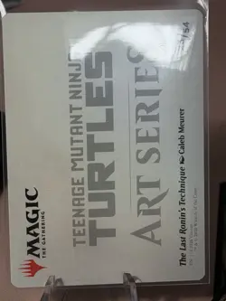 The Last Ronin's Technique - MTG Teenage Mutant Ninja Turtle TMNT Art Card 23/54 - Image 2