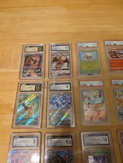 Pokemon CGC/PSA Graded 25 Card Lot. Vintage And Modern Lot Comes With All Shown. - Image 2