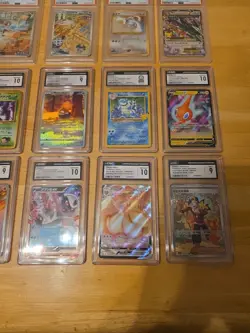 Pokemon CGC/PSA Graded 25 Card Lot. Vintage And Modern Lot Comes With All Shown. - Image 4