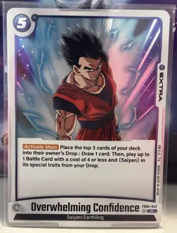 Dragon Ball Super Fusion World Card - Overwhelming Confidence (FB04-047) - Image 1