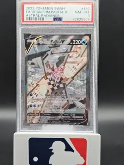 Pokemon Card PSA 8 Origin Forme Palkia V Sword & Shield Astral Radiance 167/189 - Image 1