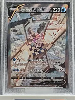 Pokemon Card PSA 8 Origin Forme Palkia V Sword & Shield Astral Radiance 167/189 - Image 2