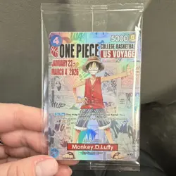 Bandai Namco One Piece Card Game Promo Pack Monkey D. Luffy US Voyage 2026 - Image 1