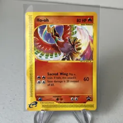 Pokemon Card Ho-oh Wizards of the Coast Series #52 Black Star Promo NM WoCT - Image 1