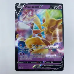 Alakazam V SWSH083 Sword & Shield Promo Holo Pokemon TCG Card LP - Image 1