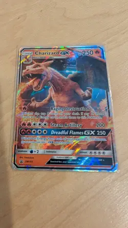 Charizard GX SM195 Holo Pokemon Card Detective Pikachu Promo NM - Image 2