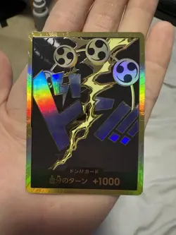 DON!! Card (Enel) (Gold) Premium Booster -The Best- Foil Japanese - Image 4