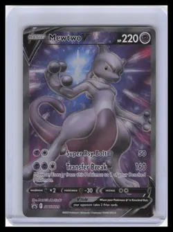 SWSH: Sword & Shield Promo Cards #SWSH229 Mewtwo V Holo - Image 1