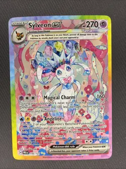 Pokemon TCG Sylveon EX Card Sir 156/131 Prismatic Evolutions English - Image 1