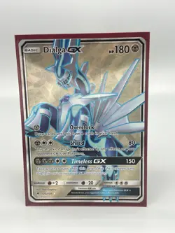 Pokemon TCG Dialga GX Full Art 125/131 Sm-Forbidden Light Holo Card NM - Image 1