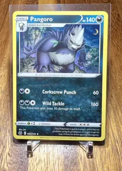 Pangoro 080/159 Non Holo RARE Crown Zenith Pokemon Card NM - Image 1