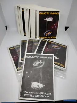 Galactic Empires 111 Loose Cards + 5 Sealed Packs + Booklet CCG 1994 Card Game - Image 1