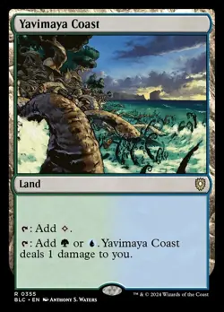4 x Yavimaya Coast - Commander: Bloomburrow - NM-Mint - MTG - Image 1