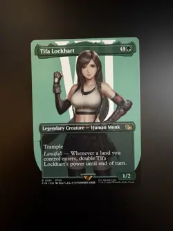 MTG Final Fantasy Tifa Lockhart Borderless 0391 Non-Foil - Image 1
