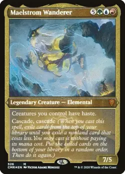 Maelstrom Wanderer - Foil Etched Commander Legends NM MTG - Image 1