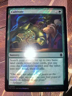 Cultivate (Surge Foil) Commander: Teenage Mutant Ninja Turtles Foil - Image 1