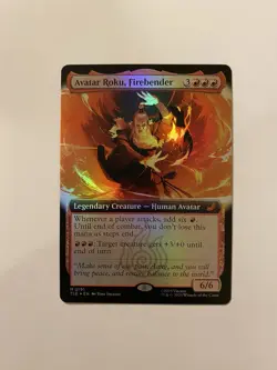 MTG: Avatar: The Last Airbender Eternal-Legal, Avatar Roku, Firebender 0191 Foil - Image 1