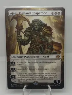 Ajani, Outland Chaperone [New, Near Mint] Borderless Art {Lorwyn Eclipsed} - Image 1