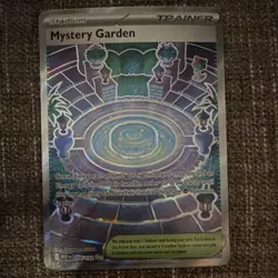 Pokemon Mystery Garden 172/132 Trainer Ultra Rare Holo Me01 Mega Evolution - Image 1