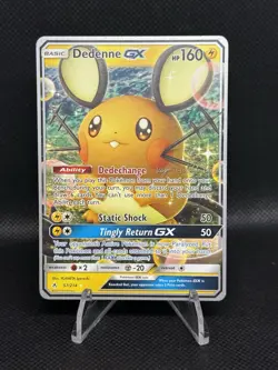 Pokemon Dedenne GX Ultra Rare Sm-Unbroken Bonds 57/214 Holo English - Image 1