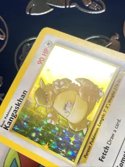 Pokemon 1999 Kangaskhan 5/64 Jungle Holo Rare Vintage WOTC TCG 1999 LP + - Image 5