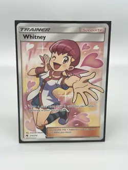 Pokemon TCG Whitney 214 SM Lost Thunder Full Art Trainer NM - Image 1