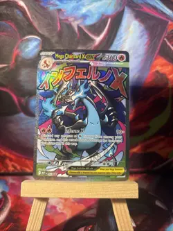 Mega Charizard X EX Full Art Promo MEP 023 Pokemon Phantasmal Flames - Image 1