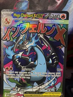 Mega Charizard X EX Full Art Promo MEP 023 Pokemon Phantasmal Flames - Image 2