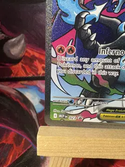 Mega Charizard X EX Full Art Promo MEP 023 Pokemon Phantasmal Flames - Image 5