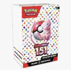 Pokemon 151 Booster Bundle 6-Pack English Edition New In Box Factory Sealed Mint - Image 1