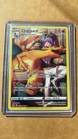 Pokemon Charizard TG03/TG30 Swsh11: Lost Origin Ultra Rare Full Art TGallery NM - Image 1