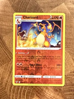 Pokemon Vivid Voltage - Charizard 25/185 Reverse Holo Rare NM - Image 1