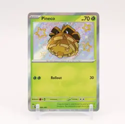 Pineco - 099/091 Paldean Fates Baby Shiny Holo Rare Pokemon - NM/MINT - Image 1