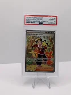 PSA 10 ETHAN'S ADVENTURE 236/182 SIR DESTINED RIVALS POKEMON - Image 1